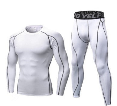 Men's Fitness Running Compression Training Suit