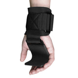 Weight Lifting Hook Grips Padded With Wrist Wraps