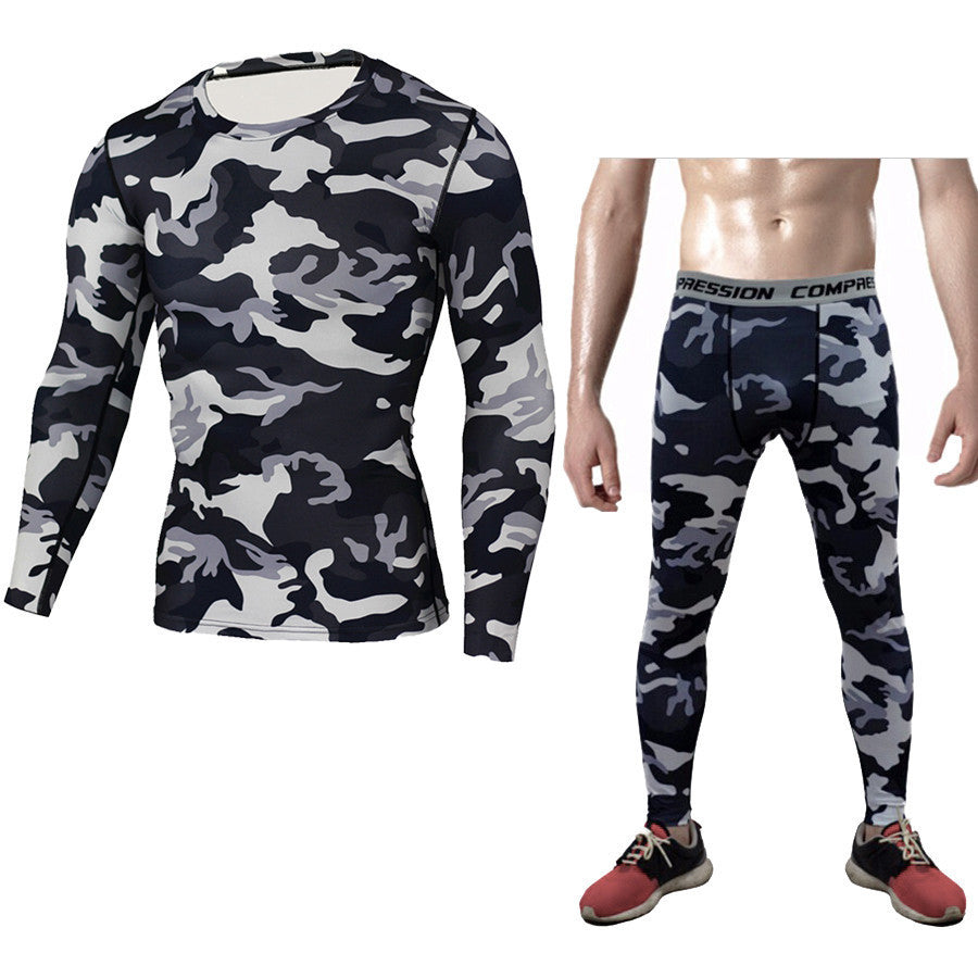 Camouflage Compression Baselayer Set Sports