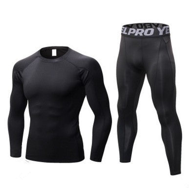 Men's Fitness Running Compression Training Suit