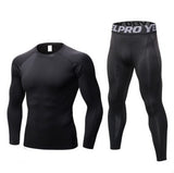 Men's Fitness Running Compression Training Suit