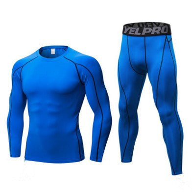 Men's Fitness Running Compression Training Suit