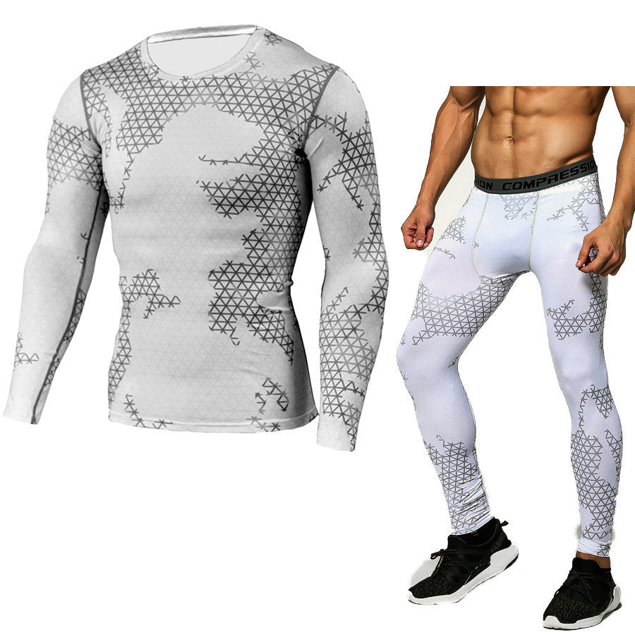 Camouflage Compression Baselayer Set Sports