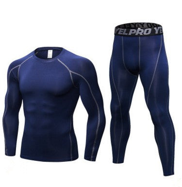 Men's Fitness Running Compression Training Suit
