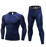 Men's Fitness Running Compression Training Suit