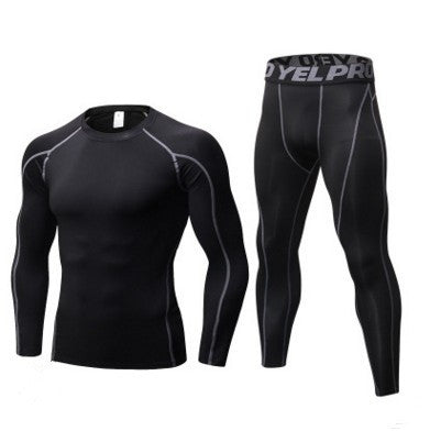 Men's Fitness Running Compression Training Suit
