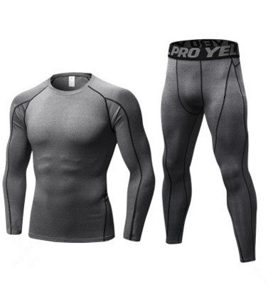 Men's Fitness Running Compression Training Suit