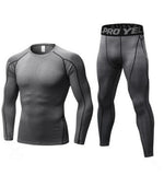 Men's Fitness Running Compression Training Suit